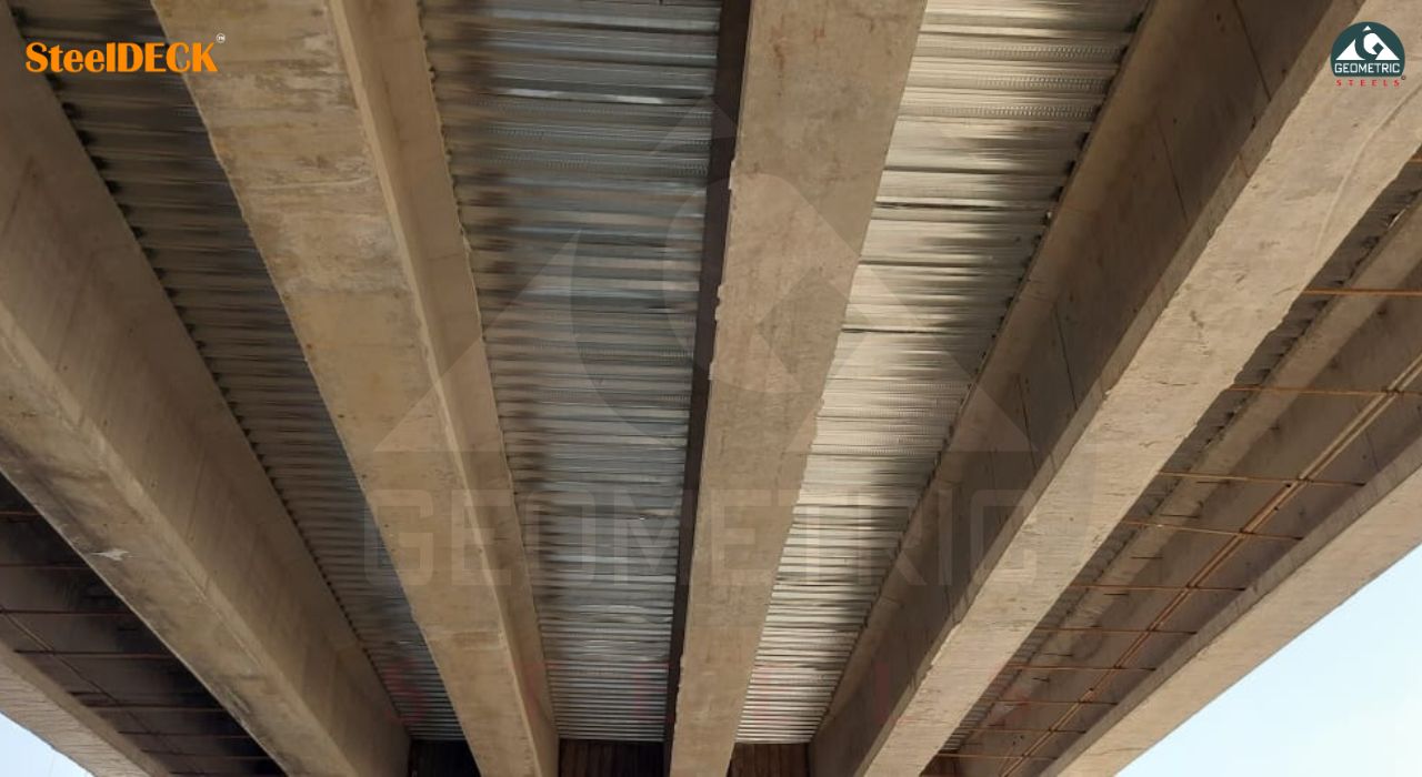 Applicationa of composite steel decking system